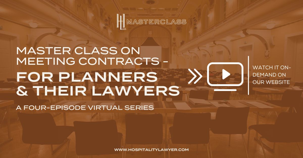 Master Class for Meeting Planners Website final- end - HospitalityLawyer.com®