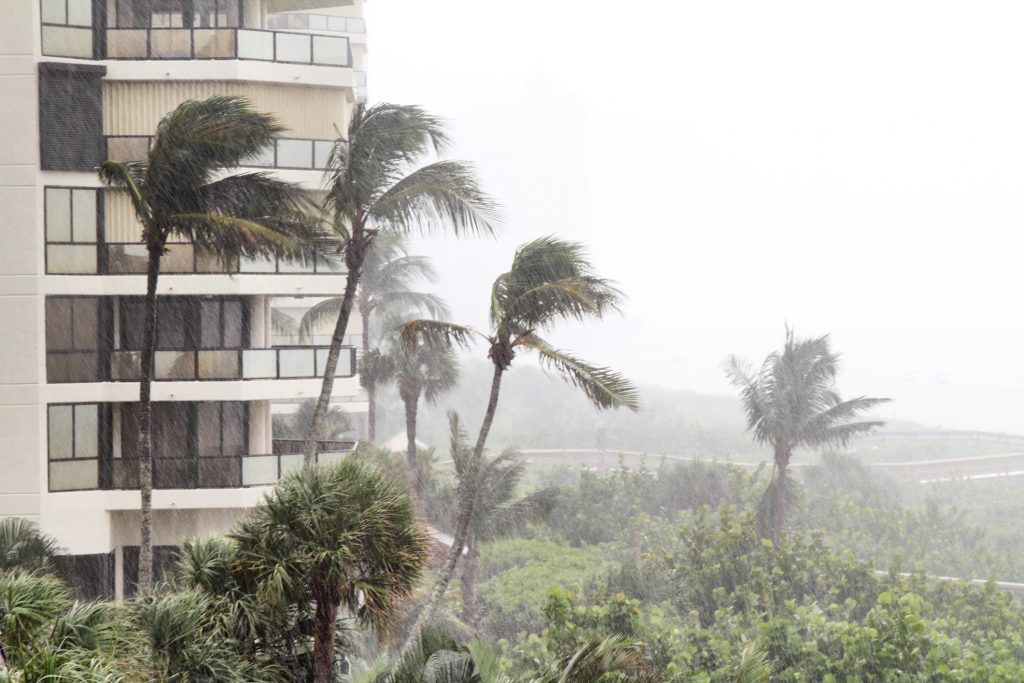 Tropical storm at beach front property - HospitalityLawyer.com®