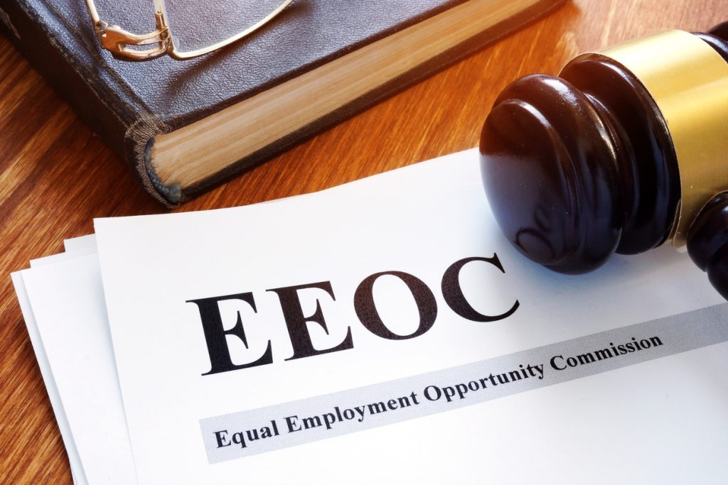 EEOC equal employment opportunity commission report and gavel - HospitalityLawyer.com® EEOC equal employment opportunity commission report and gavel