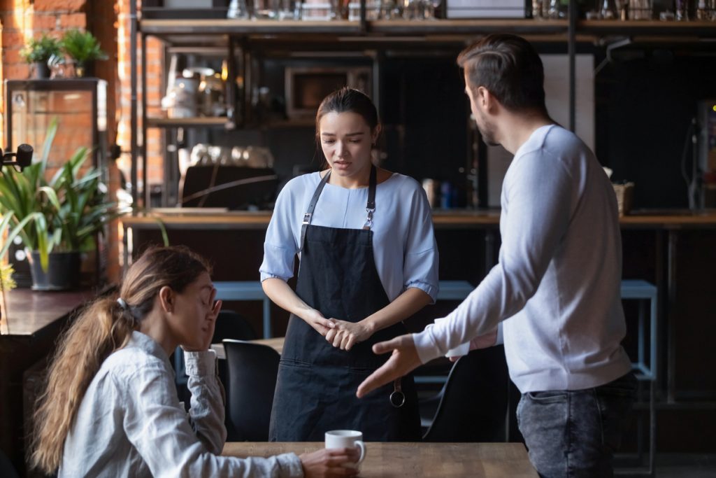 Furious client couple get mad about cafe bad service - HospitalityLawyer.com®